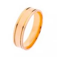 Золотое обручальное кольцо с алмазной гранью (арт. 4111728)