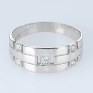 Серебряное кольцо с куб.окс.циркония (арт. 10228р)