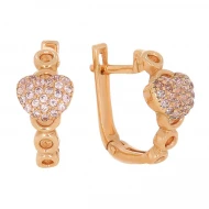 Золотi Сережки з куб. окс. цирконію (арт. 110486р)