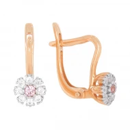 Золотi Сережки з куб. окс. цирконію (арт. 114203р)