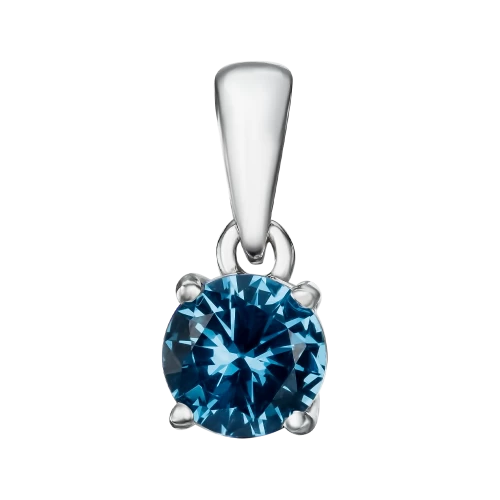 Срiбна Підвіска з кварцом (арт. 3990p-QLB)