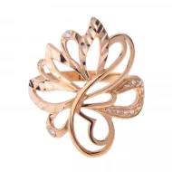 Золотое Кольцо с куб.окс.циркония (арт. 15007001)