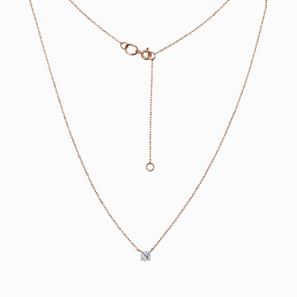 Золотое колье с бриллиантами (арт. КЛк7032)