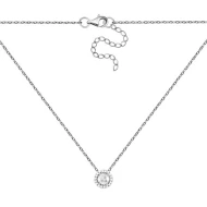Серебряное колье с куб.окс.циркония (арт. 8179р-CZ)