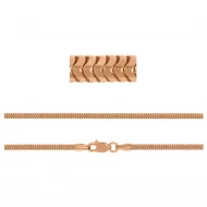 Золотой браслет плетение Снейк (арт. 241330)