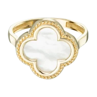 Золотое кольцо с перламутром (арт. 3020018ж)