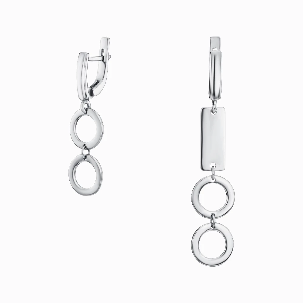 Сережки-підвіски зі срібла 925° без вставки, арт. 4983 (арт. 4983)