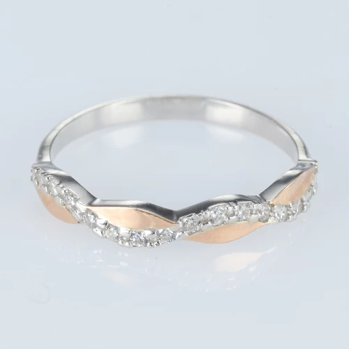 Срiбна Каблучка з фіанітом (арт. 039к Р)