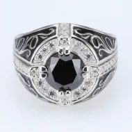 Серебряное кольцо с куб.окс.циркония (арт. 60017р)