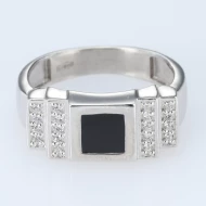 Серебряное кольцо с куб.окс.циркония (арт. 60026р)