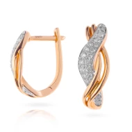 Золотi сережки з діамантами (арт. E26541-9.200-1126-9567)