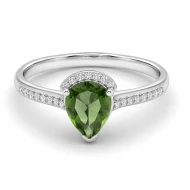 Серебряное Кольцо с кварцем (арт. 1915/1p-QGR)