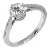 Золота каблучка з діамантами (арт. P734DWR4WC-10.155-2275)