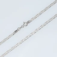 Срiбний ланцюжок плетіння Барлі (арт. 810Р 5)