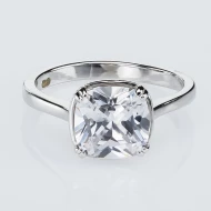 Серебряное Кольцо с фианитом/куб.цирконием (арт. 123756)