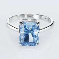 Серебряное Кольцо с куб.окс.циркония (арт. 20/0/07-к)