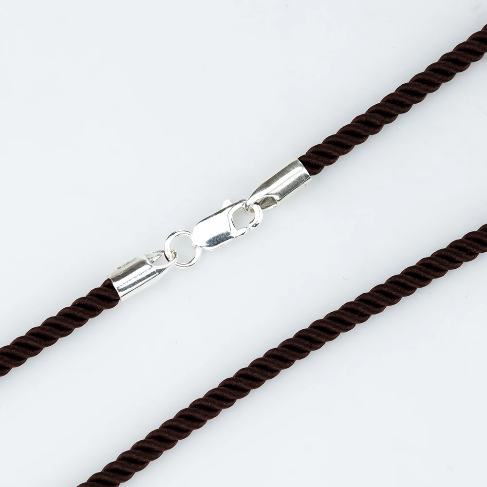 Серебряный шнурок на шею (арт. 40007)