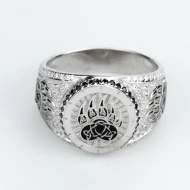 Серебряное кольцо с эмалью (арт. 60010р)