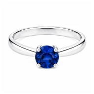 Серебряное Кольцо с сапфиром (арт. 1864/1р-HSPH)
