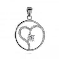 Срiбна Підвіска з куб. окс. цирконію (арт. 10-YР6748)