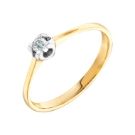 Золота каблучка з діамантами (арт. 3899)