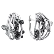 Золотые серьги с бриллиантами (арт. 16E0039495-0-1.155-1557)