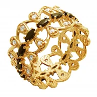 Золота Каблучка з фіанітом (арт. 380121)