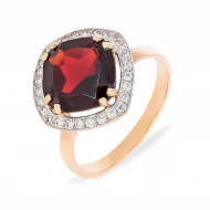 Золотое Кольцо с гранатом (арт. 112-1786)