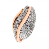 Золотое Кольцо с фианитом (арт. 417215)