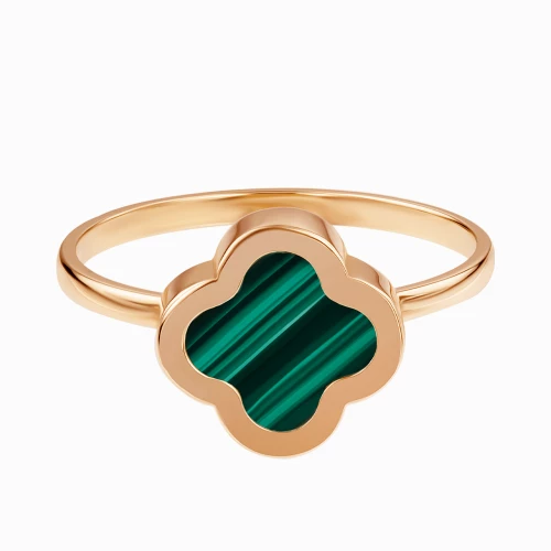 Золота Каблучка з малахітом (арт. 3010031м)