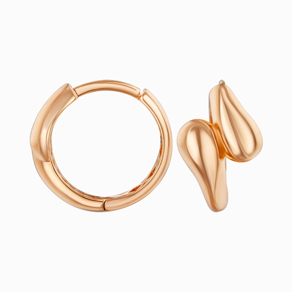 Золотые серьги-конго (арт. 4010062)