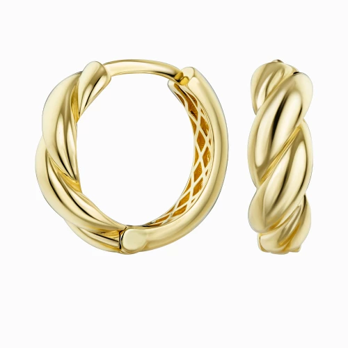 Золотi сережки-конго (арт. 4010161ж)