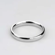 Серебряное обручальное кольцо классическое (арт. 510426)