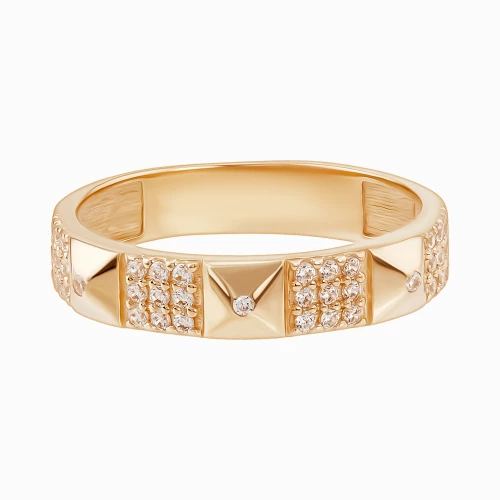 Золотое Кольцо с куб.окс.циркония (арт. КВ1458и)