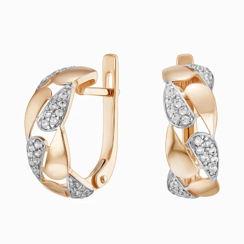 Золотi Сережки з куб. окс. цирконію (арт. СВ992и)