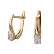 Золотi Сережки з куб. окс. цирконію (арт. 25320)