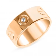 Золота Каблучка з куб. окс. цирконію (арт. 154206)