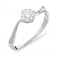 Золота Каблучка з куб. окс. цирконію (арт. 140652б)