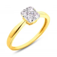 Золота Каблучка з куб. окс. цирконію (арт. 140536ж)