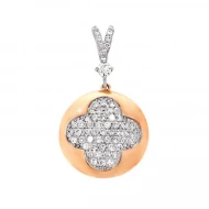 Золота підвіска з діамантами (арт. 6-32070)