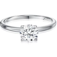 Золота каблучка з діамантами (арт. КД70102/1.5S-GIA)