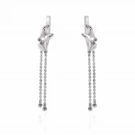 Серебряные Серьги с фианитом (арт. 4915)