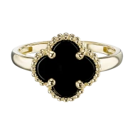 Золотое кольцо с ониксом (арт. 3020011ж)