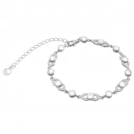 Срiбний Браслет з фіанітом (арт. Б2Ф/476)