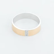 Серебряное кольцо с фианитом (арт. 098к Р)