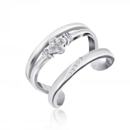 Серебряное кольцо с фианитом (арт. К2Ф/А717)
