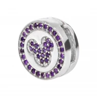 Серебряная бусина (Шарм) с куб.окс.циркония (арт. 2-0976.0.2)
