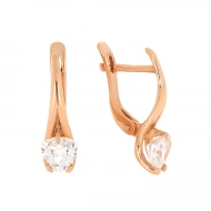 Золотi Сережки з куб. окс. цирконію (арт. 21038801)