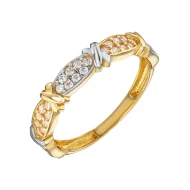 Золотое кольцо с фианитом (арт. 428168)