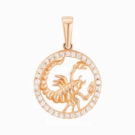 Золотая Подвеска с куб.окс.циркония (арт. 5010065)